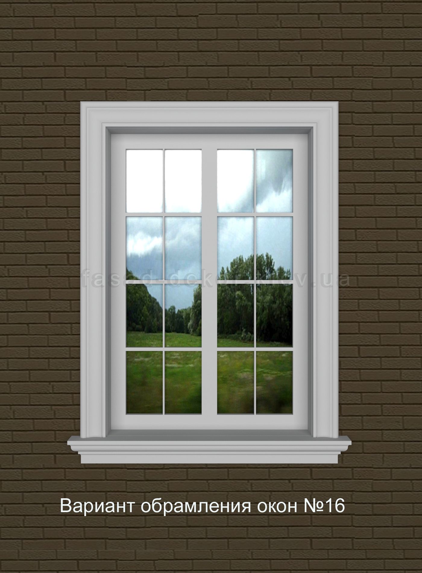 Оконное обрамление К 16